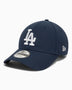 New Era LA Dodgers Linen 9FORTY Şapka Navy