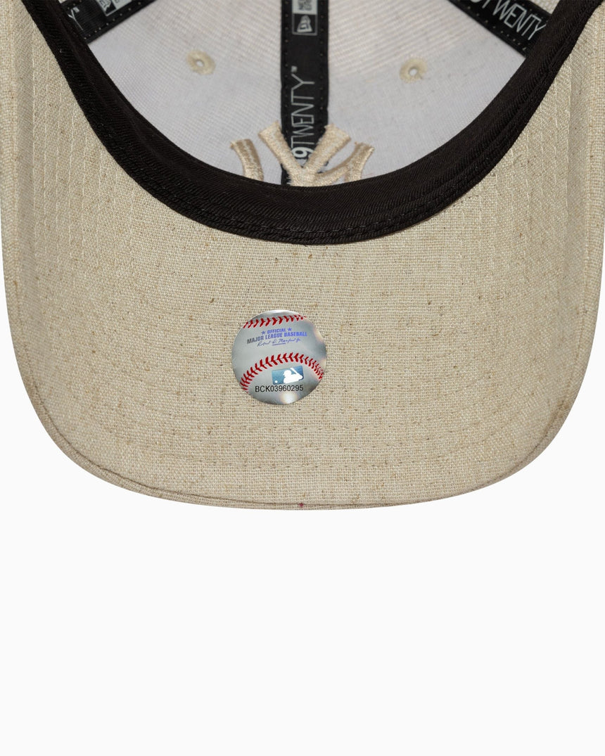 New Era Linen New York Yankees Trucker 9TWENTY Şapka