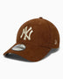 New Era NY Yankees Cord 39THIRTY Şapka Brown