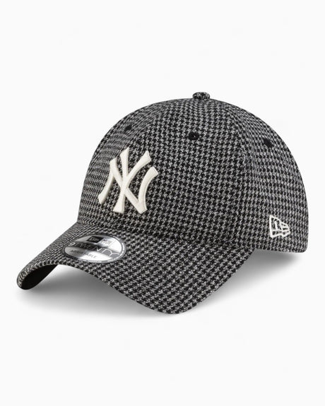 New Era NY Yankees Houndstooth 9TWENTY Şapka Black