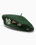 New Era NY Yankees IMG Coops Pin Beret Green