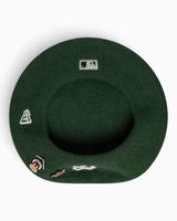 New Era NY Yankees IMG Coops Pin Beret Green