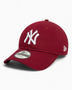 New Era NY Yankees League Essential 9TWENTY Şapka Dark Red