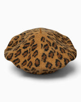 New Era NY Yankees Leopard Beret Beige