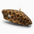 New Era NY Yankees Leopard Beret Beige