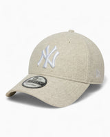 New Era NY Yankees Melton Wool 9FORTY Şapka Beige