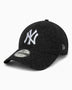 New Era NY Yankees Melton Wool 9FORTY Şapka Black