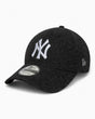 New Era NY Yankees Melton Wool 9FORTY Şapka Black