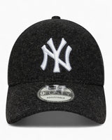 New Era NY Yankees Melton Wool 9FORTY Şapka Black