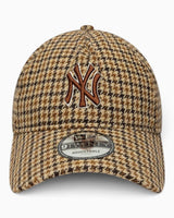 New Era NY Yankees MLB Check A-Frame 9FORTY Şapka Beige