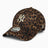 New Era NY Yankees W MLB Cosy Leopard 9FORTY Şapka Brown