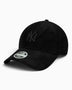 New Era NY Yankees Women's MLB Cord 9FORTY Şapka Black