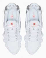 Nike Shox TL Kadın Sneaker White/White - Metallic Silver - Max Orange