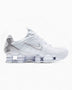 Nike Shox TL Kadın Sneaker White/White - Metallic Silver - Max Orange