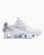 Nike Shox TL Kadın Sneaker White/White-Metallic Silver-Max Orange