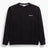 Norse Projects Arne Relaxed Organic Logo Erkek Sweatshirt Black