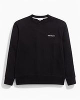 Norse Projects Arne Relaxed Organic Logo Erkek Sweatshirt Black