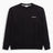 Norse Projects Arne Relaxed Organic Logo Erkek Sweatshirt Black