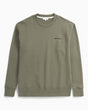 Norse Projects Arne Relaxed Organic Logo Erkek Sweatshirt Sediment Green