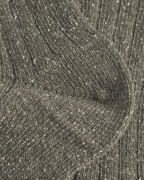 Norse Projects Bjarki Neps Wool Rib Sock