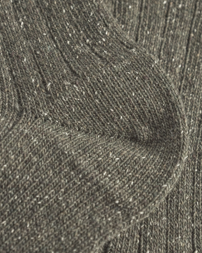 Norse Projects Bjarki Neps Wool Rib Sock