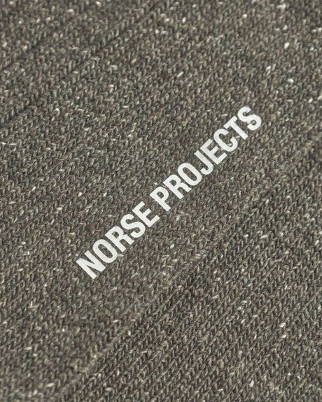 Norse Projects Bjarki Neps Wool Rib Sock
