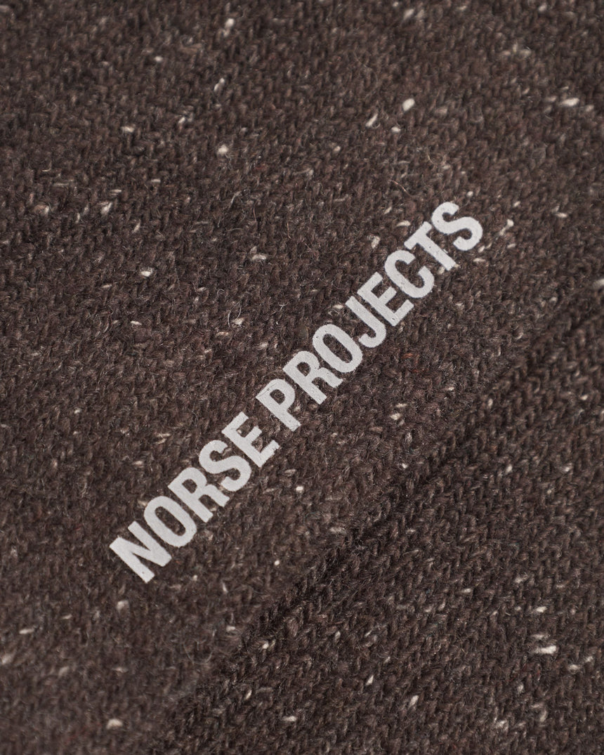 Norse Projects Bjarki Neps Wool Rib Sock