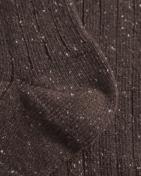 Norse Projects Bjarki Neps Wool Rib Sock