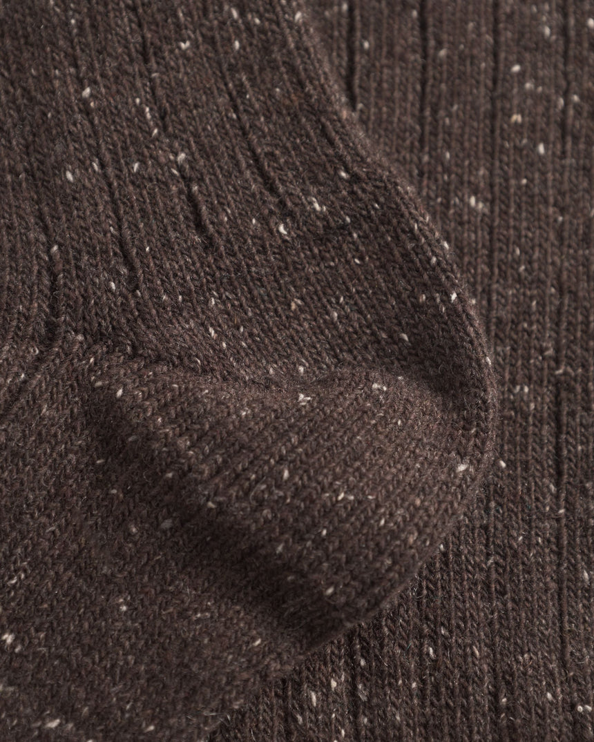 Norse Projects Bjarki Neps Wool Rib Sock