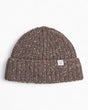 Norse Projects Daniel Donegal Rib Beanie Seal Brown