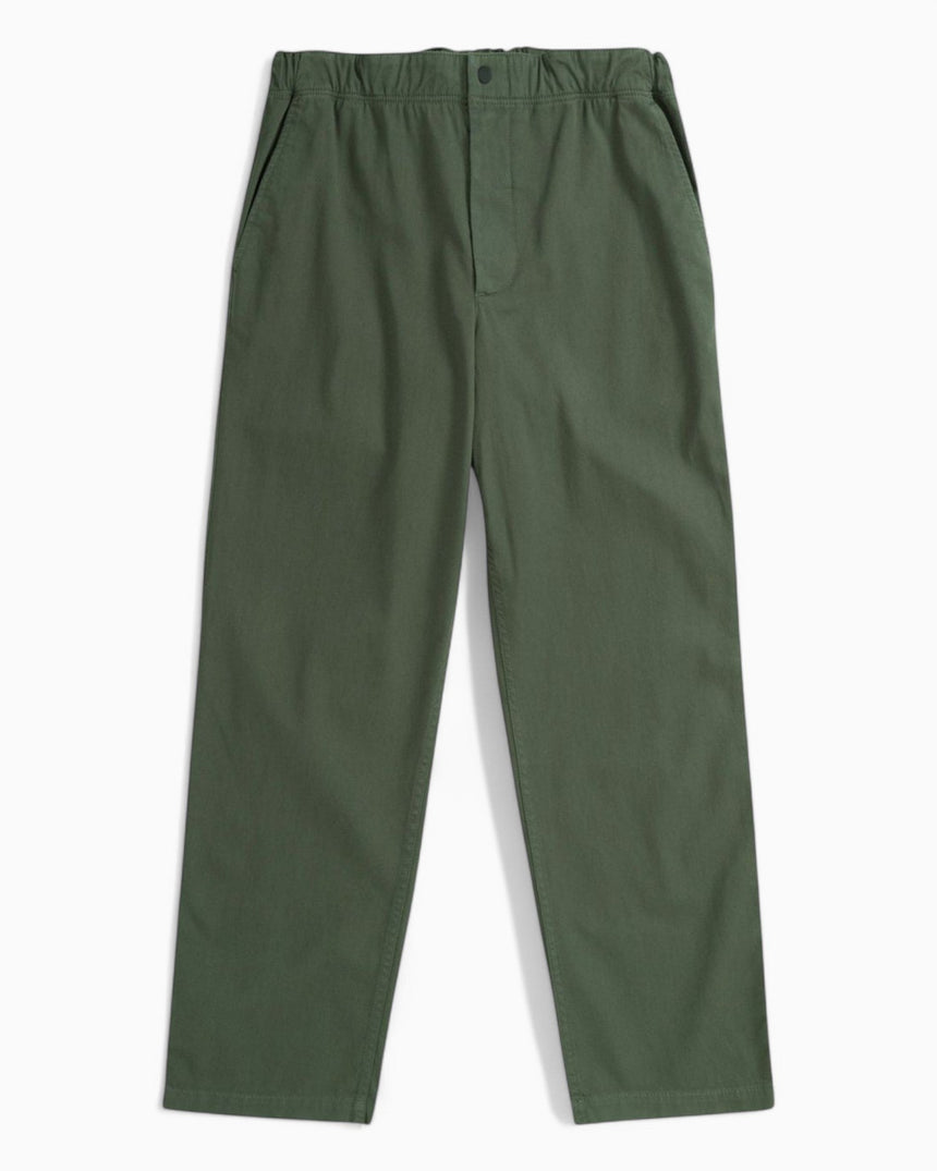 Norse Projects Ezra Relaxed Organic Stretch Twill Erkek Pantolon Spruce Green
