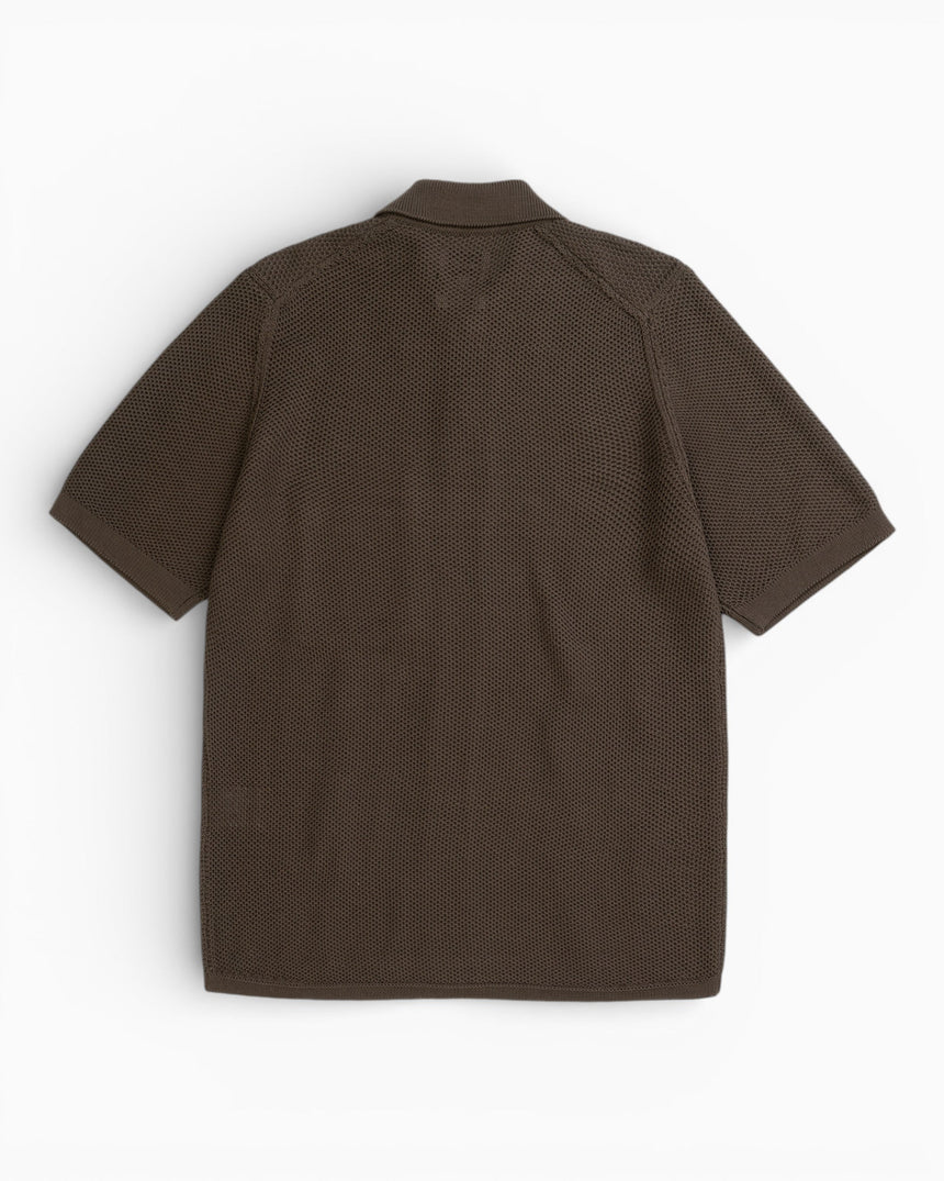 Norse Projects Fredensborg Mercerised Cotton Knitted Shirt