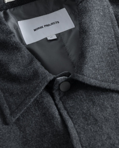 Norse Projects Hjalmer Insulated Wool Erkek Gömlek Ceket