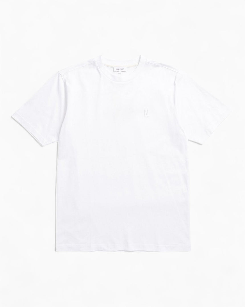 Norse Projects Johannes Organic N Logo T-Shirt White