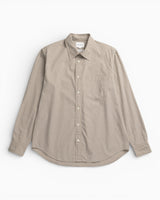 Norse Projects Kongshoved Poplin Micro Check Shirt Oatmeal