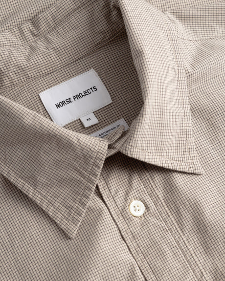 Norse Projects Kongshoved Poplin Micro Check Shirt
