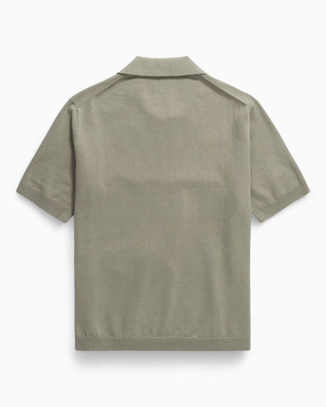 Norse Projects Leif Cotton Linen Polo T-Shirt