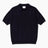 Norse Projects Leif Cotton Linen Polo T-Shirt Dark Navy