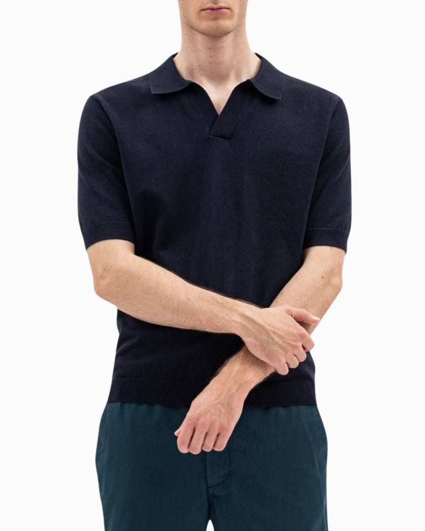 Norse Projects Leif Cotton Linen Polo T-Shirt