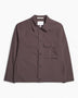 Norse Projects Marcus Windstopper Overshirt Erkek Gömlek Ceket Seal Brown