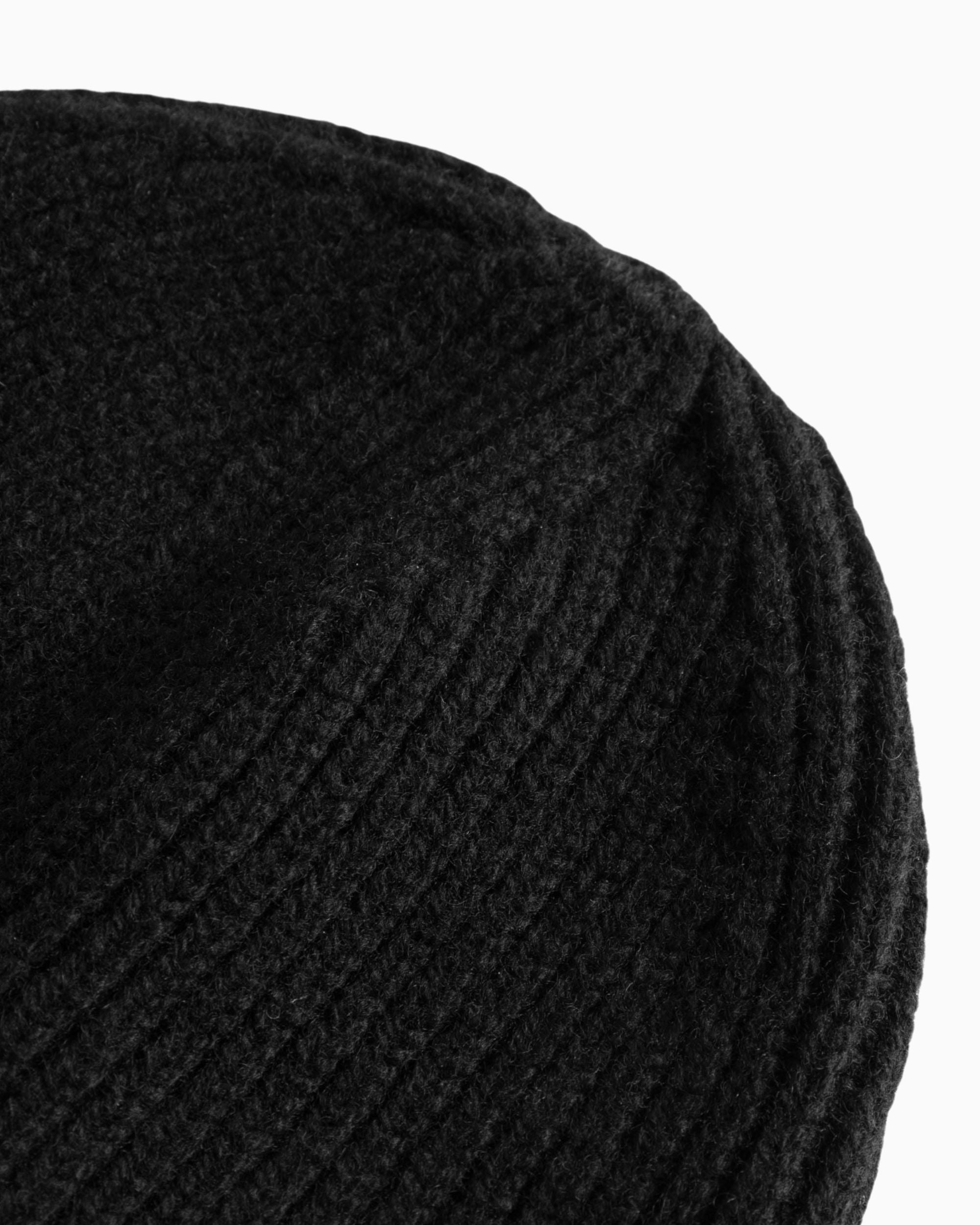 Norse Projects Merino Lambswool Rib N Logo Beanie - vitruta