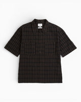 Norse Projects Mols Check SS Camp Shirt Delicioso Brown