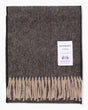 Norse Projects Moon Merino Lambswool Scarf Seal Brown