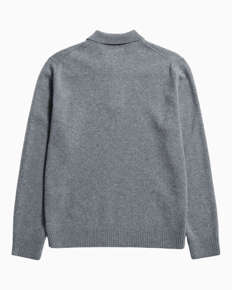 Norse Projects Norse Standard Merino Lambswool Polo Erkek Kazak