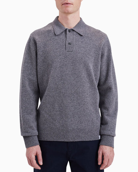 Norse Projects Norse Standard Merino Lambswool Polo Erkek Kazak