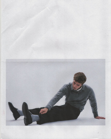 Norse Projects Norse Standard Merino Lambswool Polo Erkek Kazak