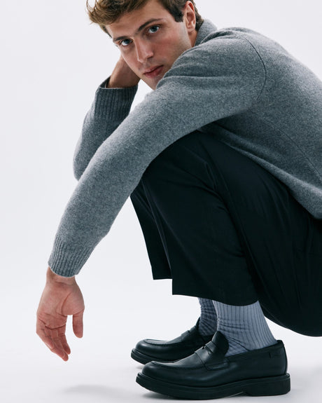 Norse Projects Norse Standard Merino Lambswool Polo Erkek Kazak