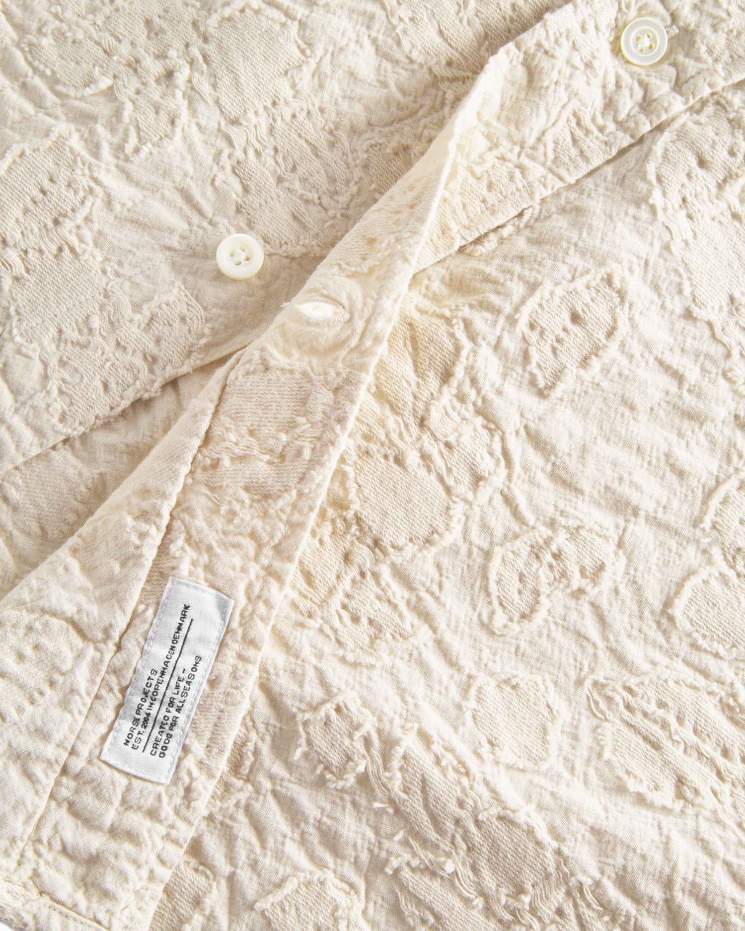 Norse Projects Ole Oversized Fil Coupe Short Sleeve Erkek Gömlek