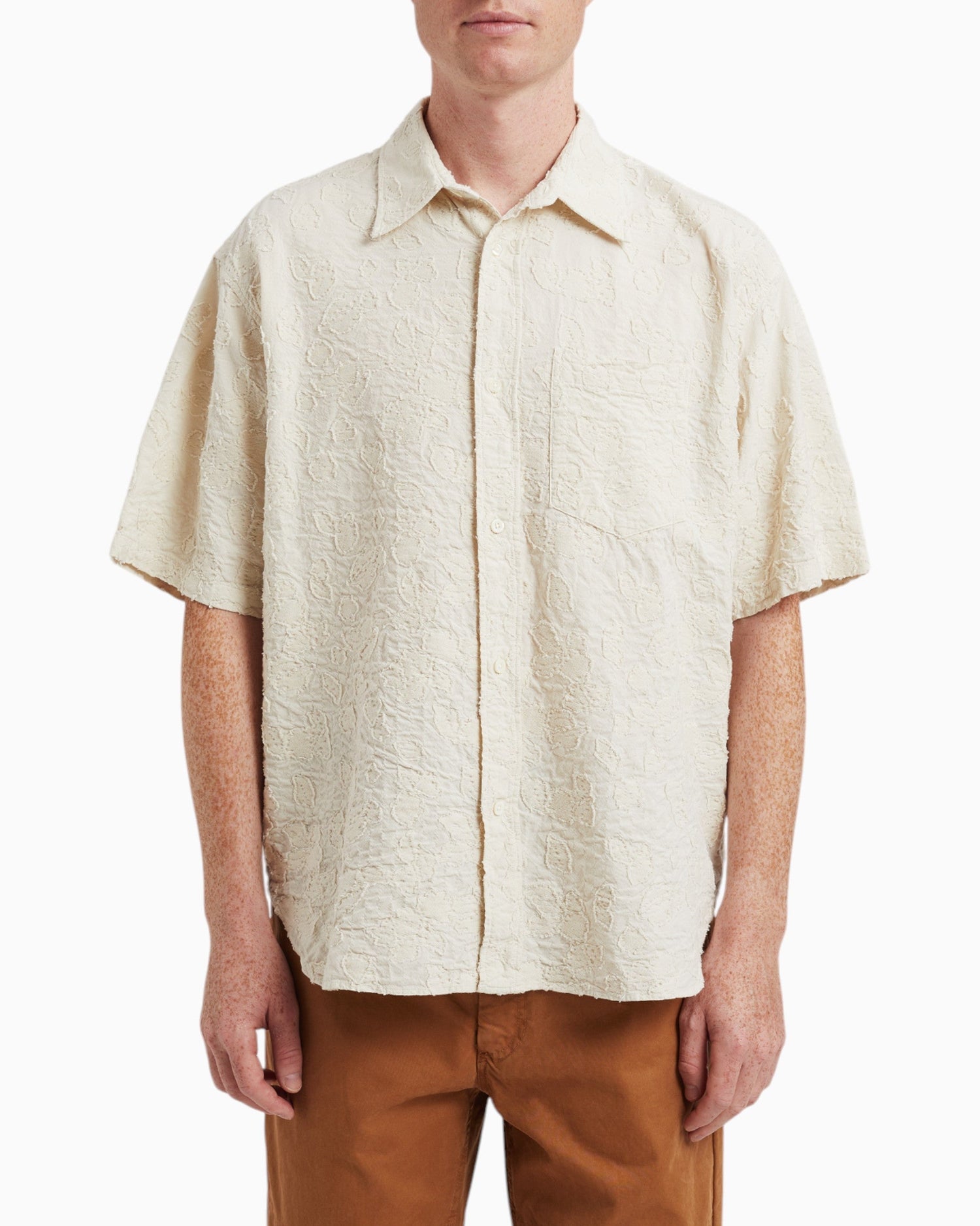 Norse Projects Ole Oversized Fil Coupe Short Sleeve Erkek Gömlek