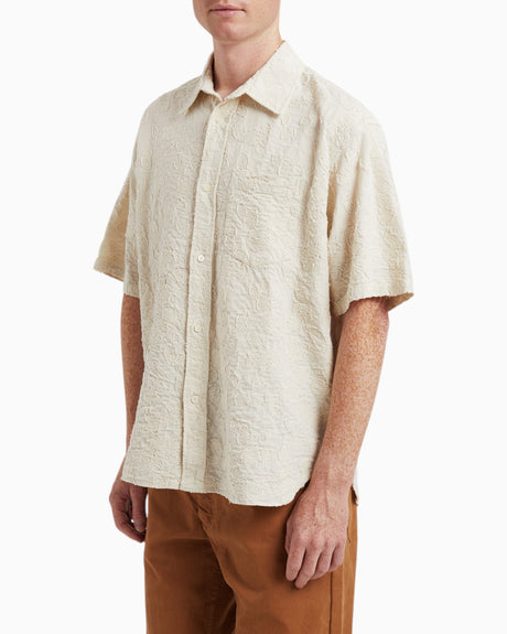 Norse Projects Ole Oversized Fil Coupe Short Sleeve Erkek Gömlek